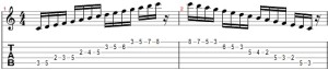c major scale 5th string