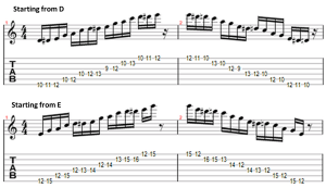 major blues scale