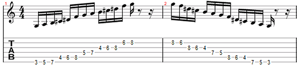 hexatonic whole tone scale