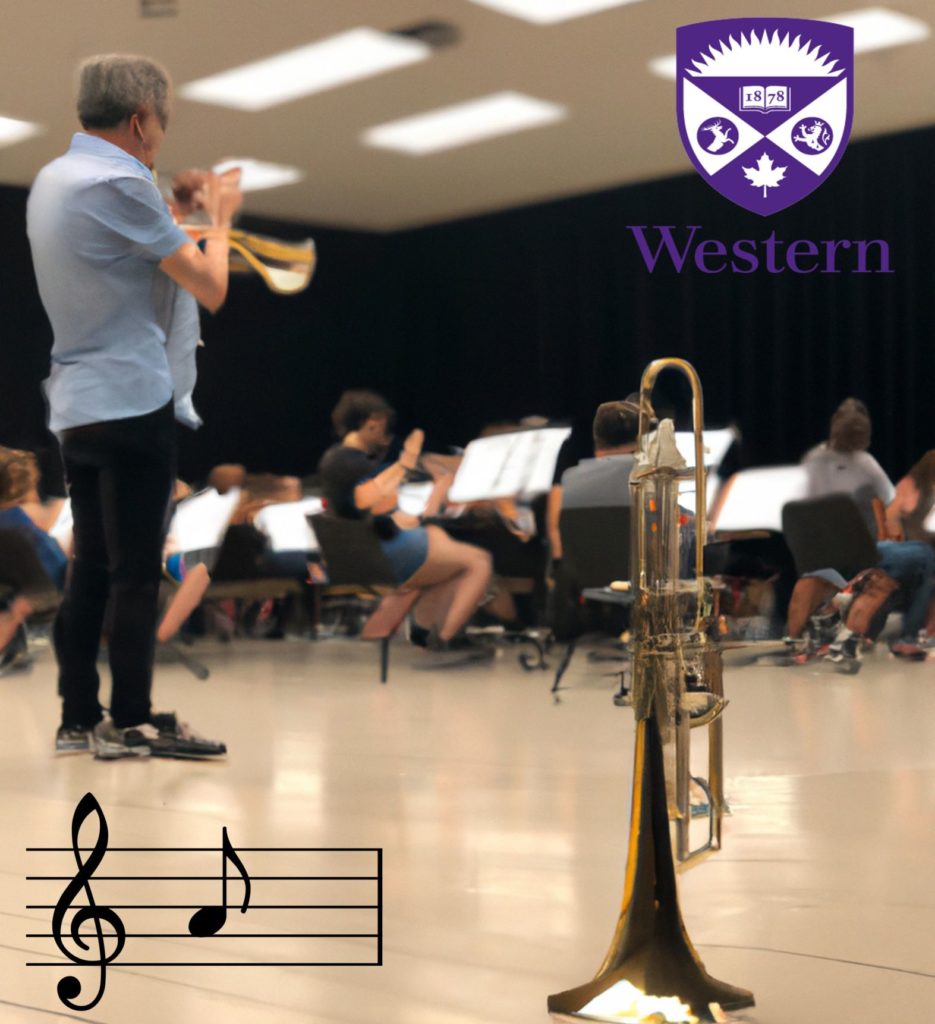 Trumpet masterclass at the Don Wright Faculty of Music